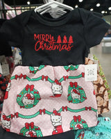 Kitty Christmas Onesie Dress