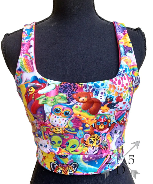 Rainbow Friends Crop Top Tank