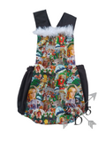 Elf Christmas Overall Romper