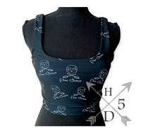 H25D X Pour Decisions Taproom Skully Crop Top Tank