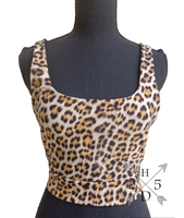 Leopard Crop Top Tank