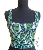 Frank Leopard Crop Top Tank