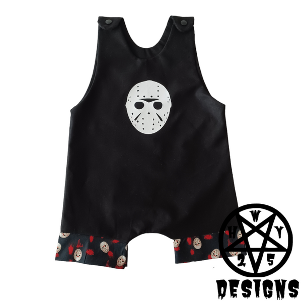 Jason Overall Cuffed Romper