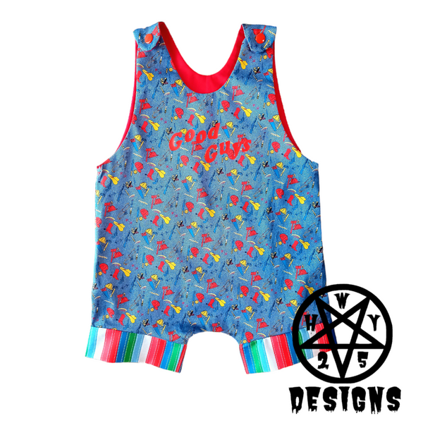 Good Guys Overall Cuffed Romper