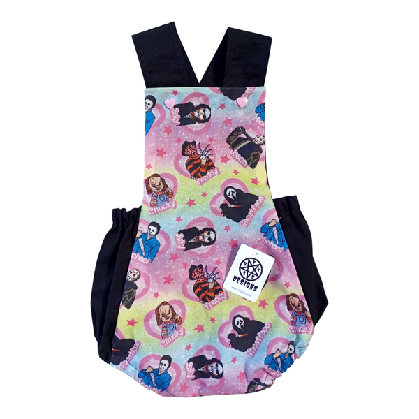 Pastel Horror Doll Overall Romper