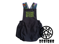Glitter Beetlejuice Overall Romper
