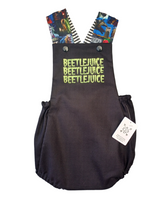 Glitter Beetlejuice Overall Romper