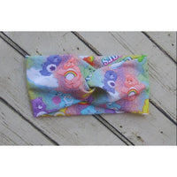 Rainbow Glitter Bears Turban Headband