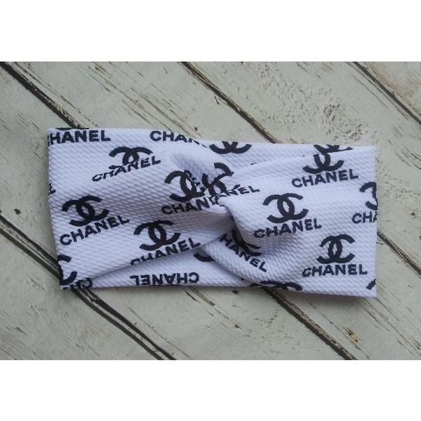 Monochrome Turban Headwrap
