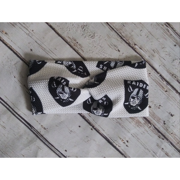 Raiders Turban Headwrap