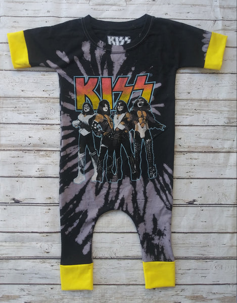 Kiss Tie Dye Romper