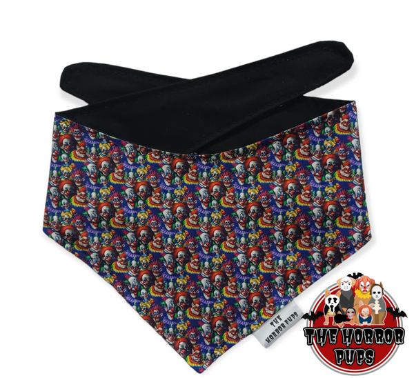 Horror Pups Bandana - Scary Clowns