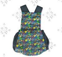 Neon Nightmare Overall Romper
