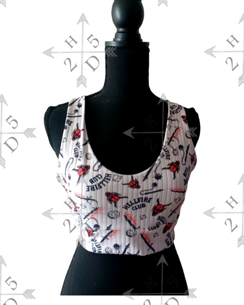 Hellfire Crop Top Tank