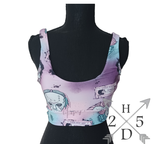 Girly Horror Crop Top Tank